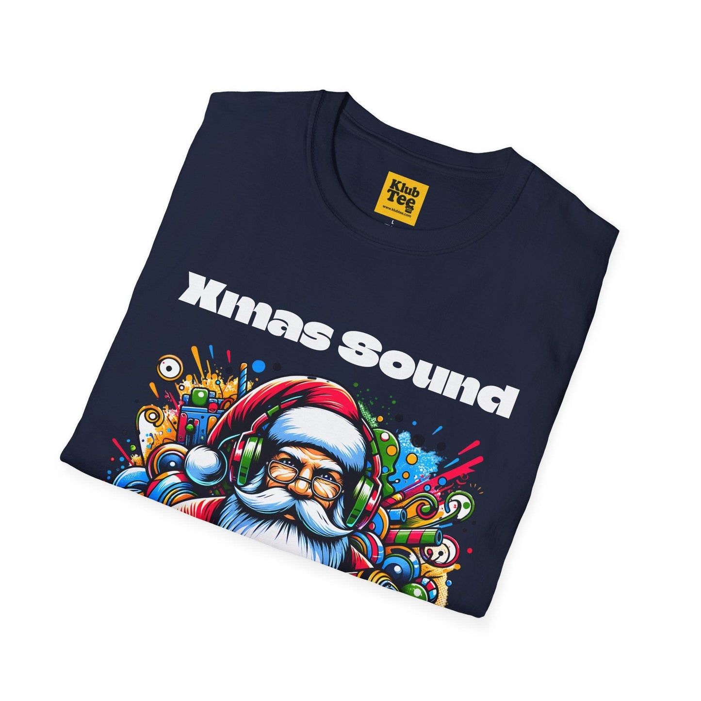 Santa DJ T-Shirt - Christmas Music Party Tee
