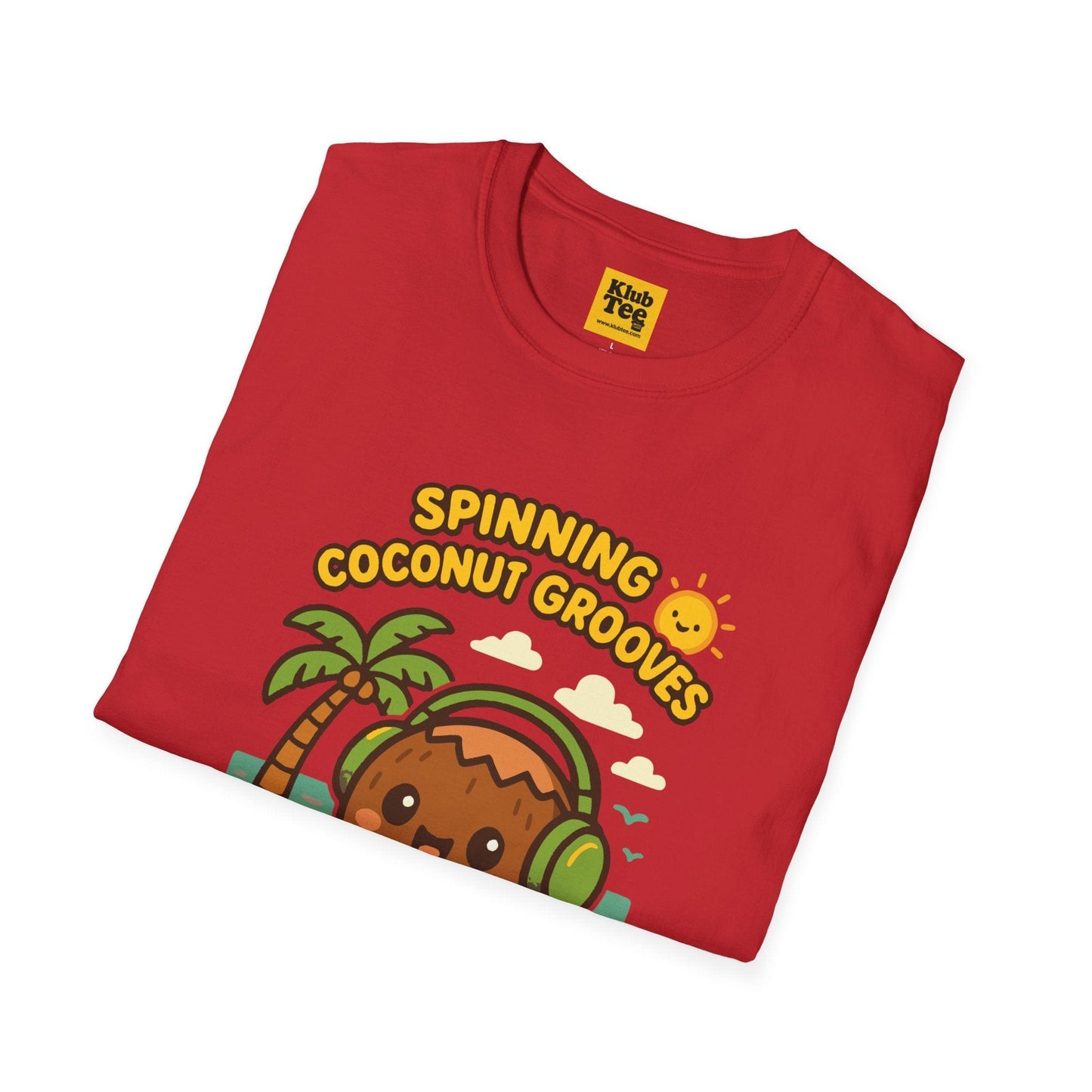 Coconut Grooves T-Shirt - Summer Party Vibes