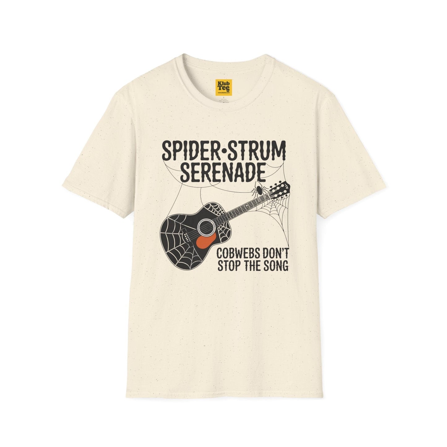 Spider Strum Serenade Halloween Music T-Shirt