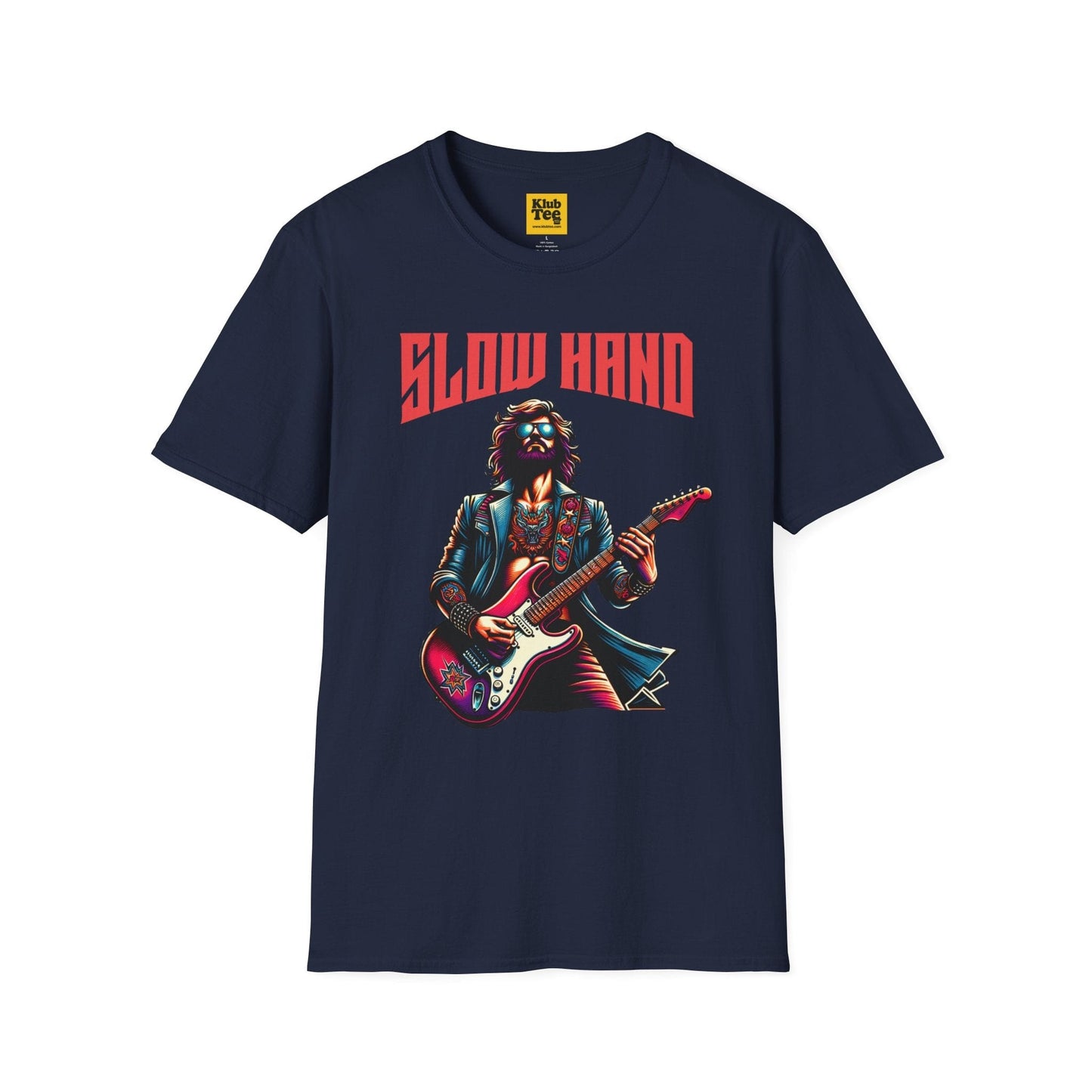Slow Hand Retro Blues T-Shirt - Guitar Legend Tribute