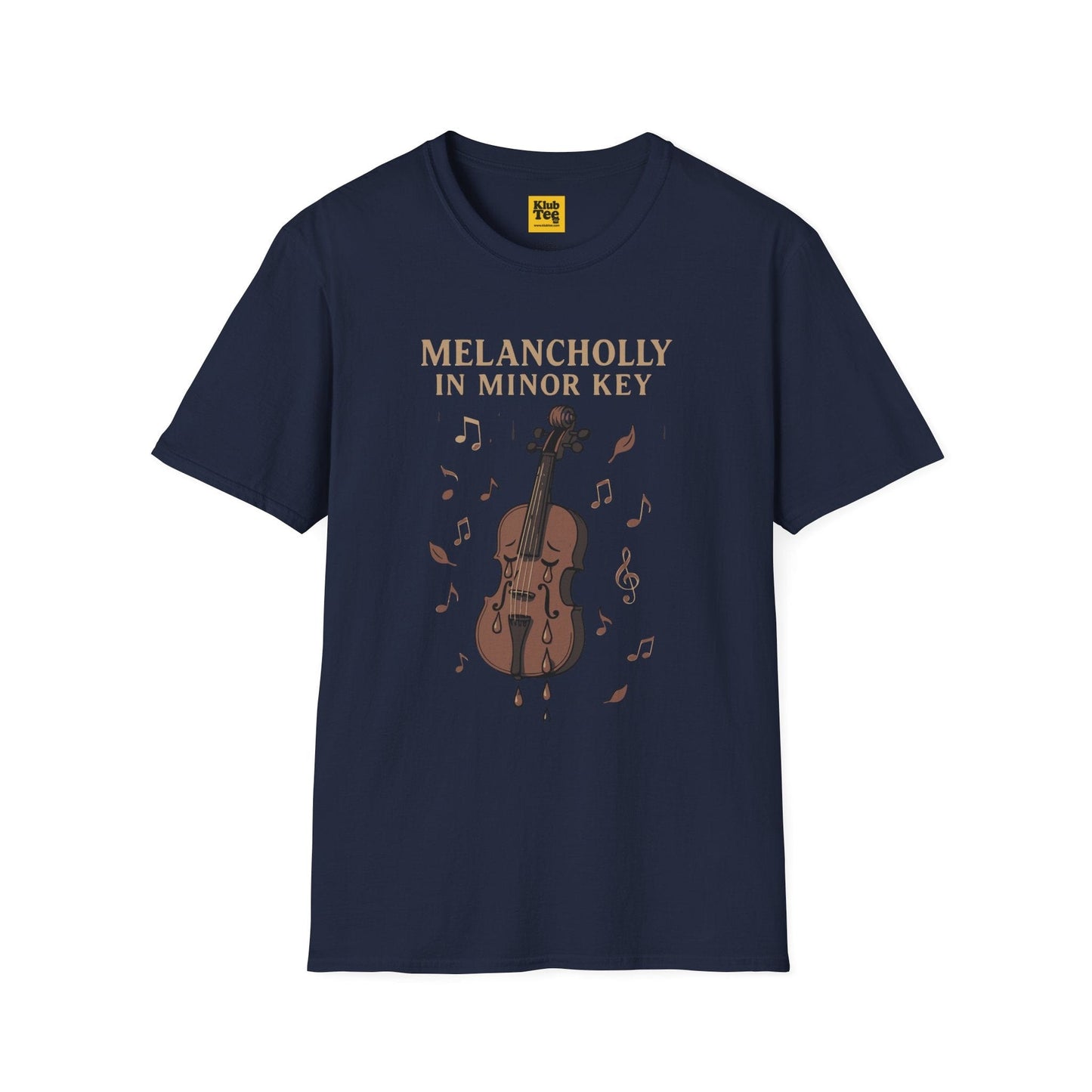 Melancholy Violin T-Shirt - Emotional Music
