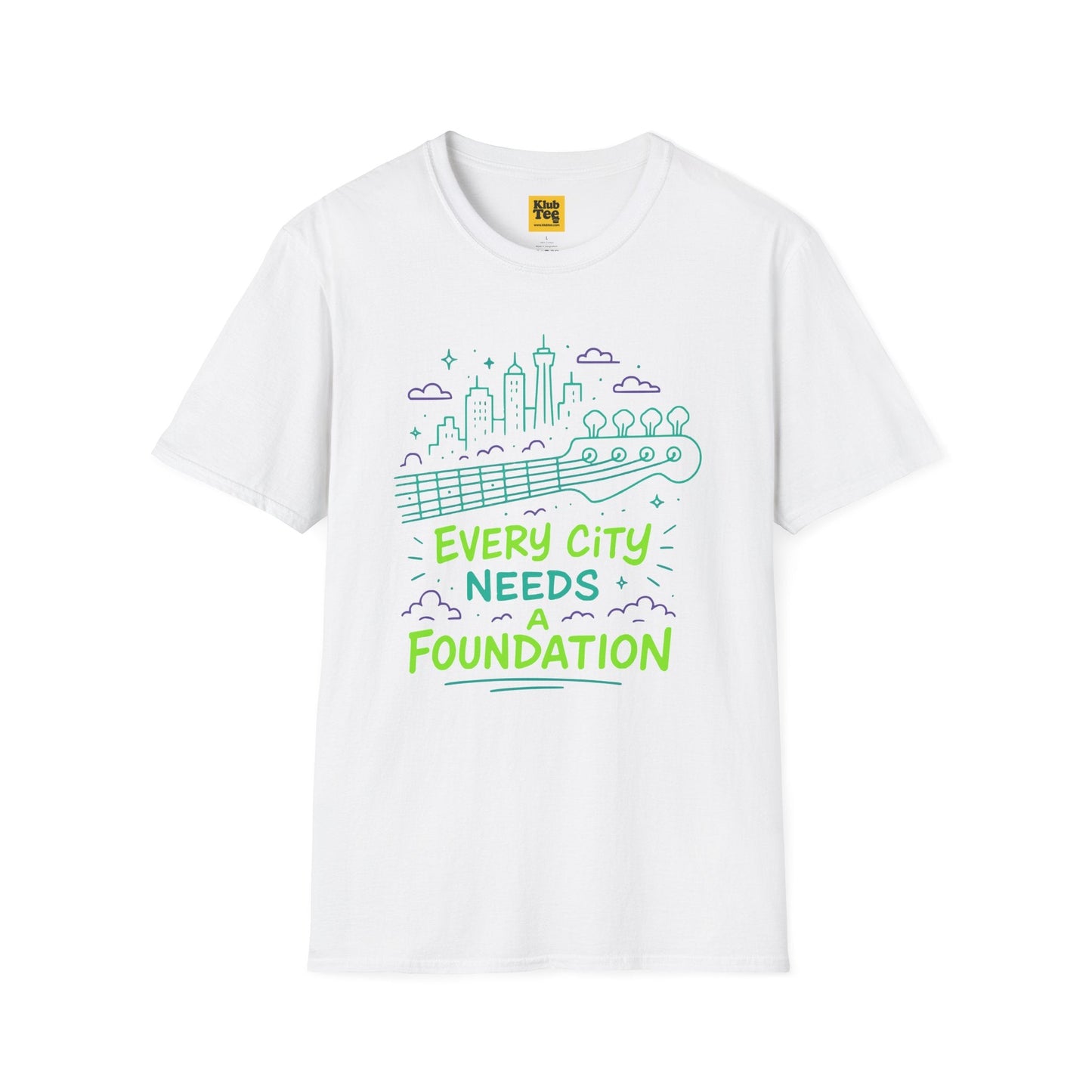 Every City Needs Foundation T-Shirt - Music Quote