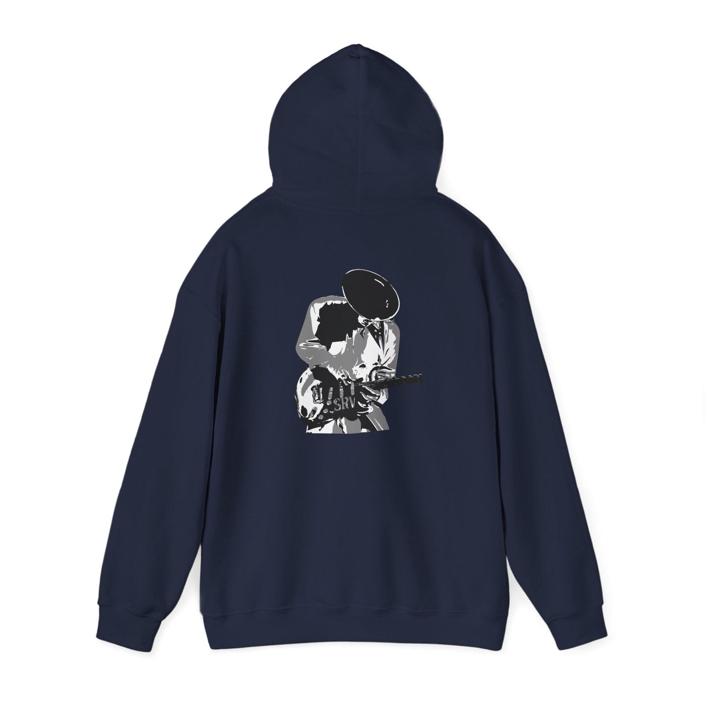 Blues Star SRV Hoodie - Music Lover Gift for Guitarists
