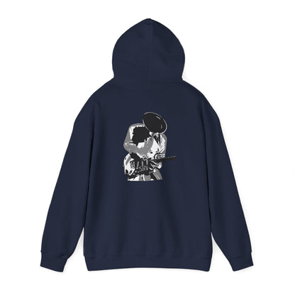 Blues Star SRV Hoodie - Music Lover Gift for Guitarists