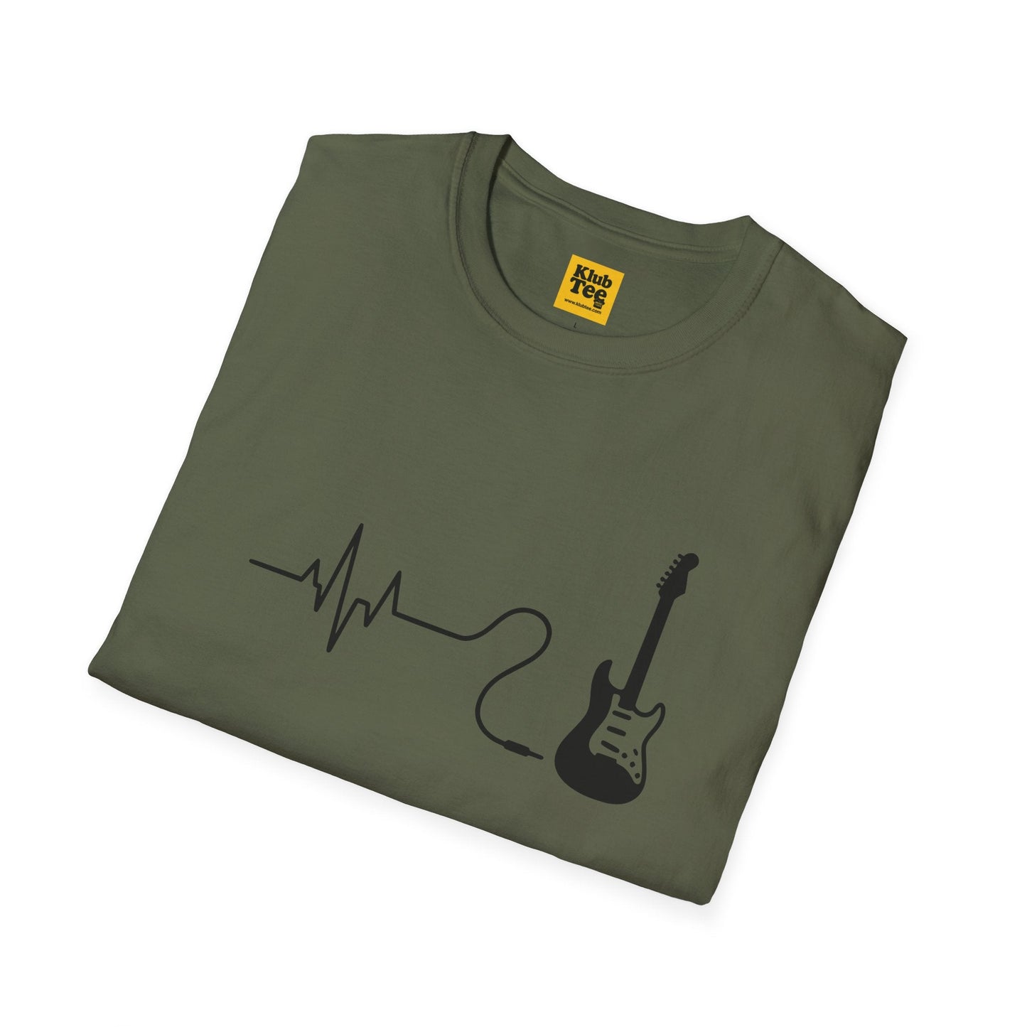 Heartbeat Guitar T-Shirt - Music Life