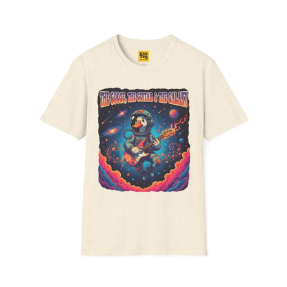 Groovy Galactic Guitar T-Shirt - Cosmic Music Tee