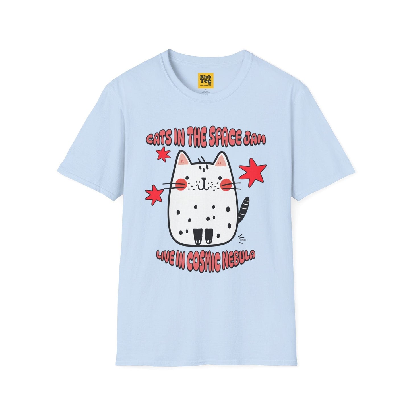 Cosmic Cats T-Shirt - Space Feline Music Tee