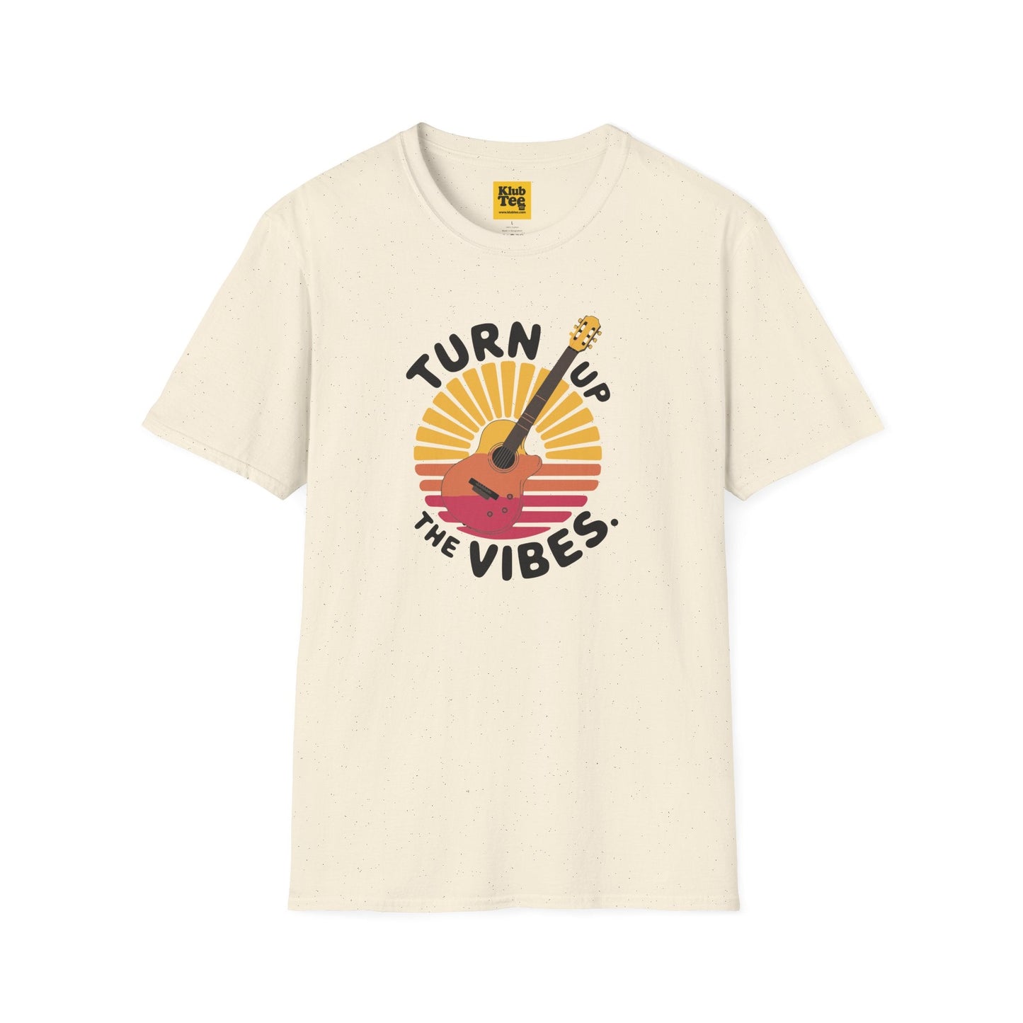 Retro Vibes Guitar T-Shirt - Vintage Style