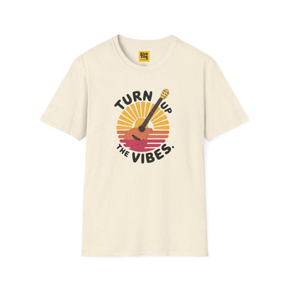 Retro Vibes Guitar T-Shirt - Vintage Style