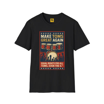 Camiseta unisex "Make Toms Great Again", divertida camiseta gráfica, regalo para amantes de la batería, ropa informal, camiseta para entusiastas de la música, perfecta para festivales, [...]