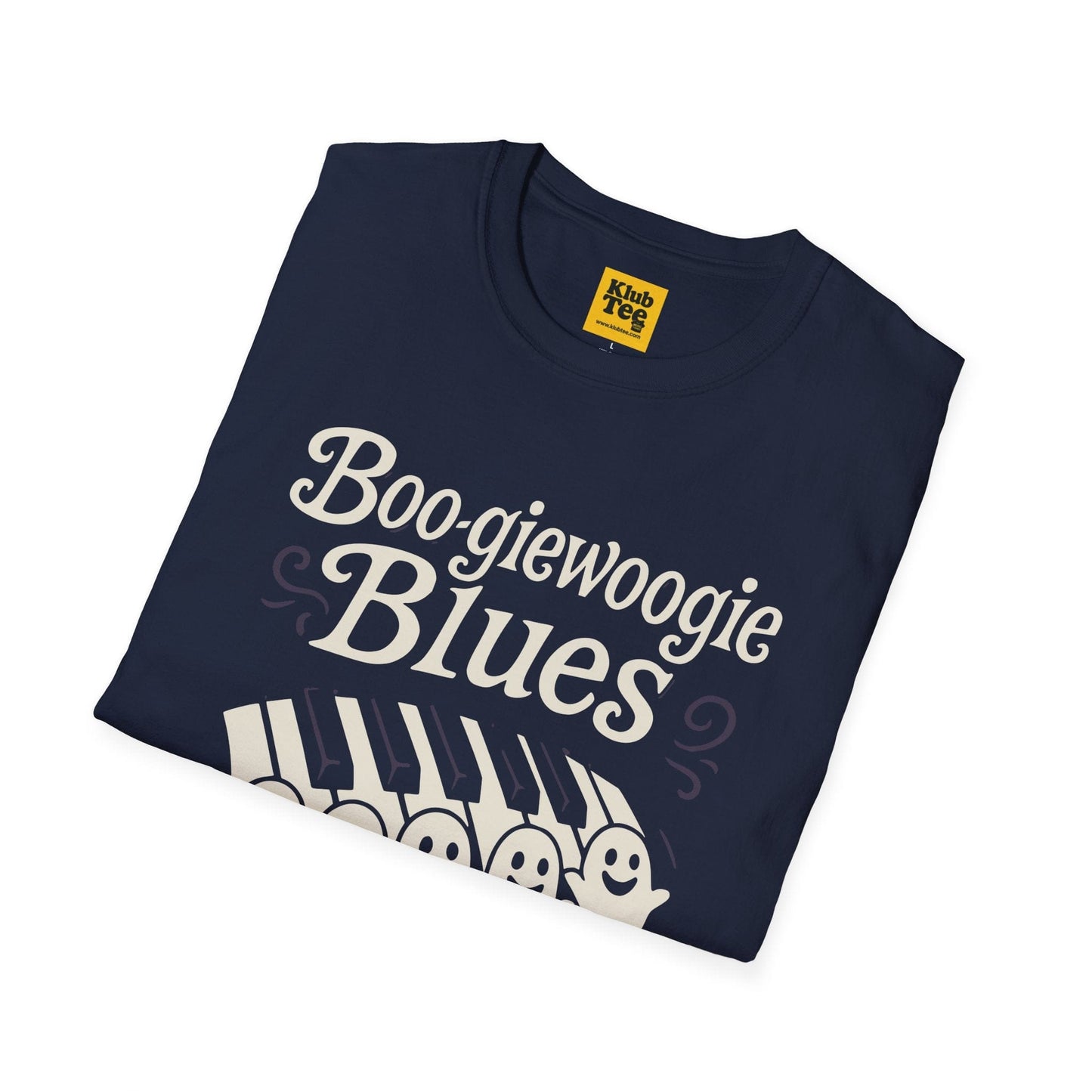 Boo-giewoogie Blues Halloween T-Shirt - Ghostly Rhythm
