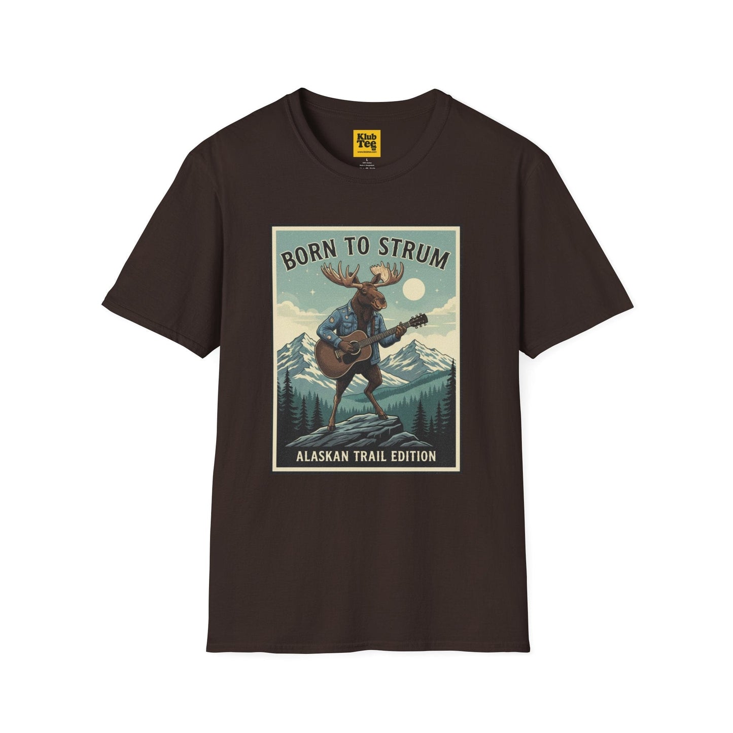 Alaskan Trail Moose T-Shirt - Nature Adventure Tee
