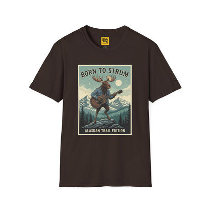 Alaskan Trail Moose T-Shirt - Nature Adventure Tee