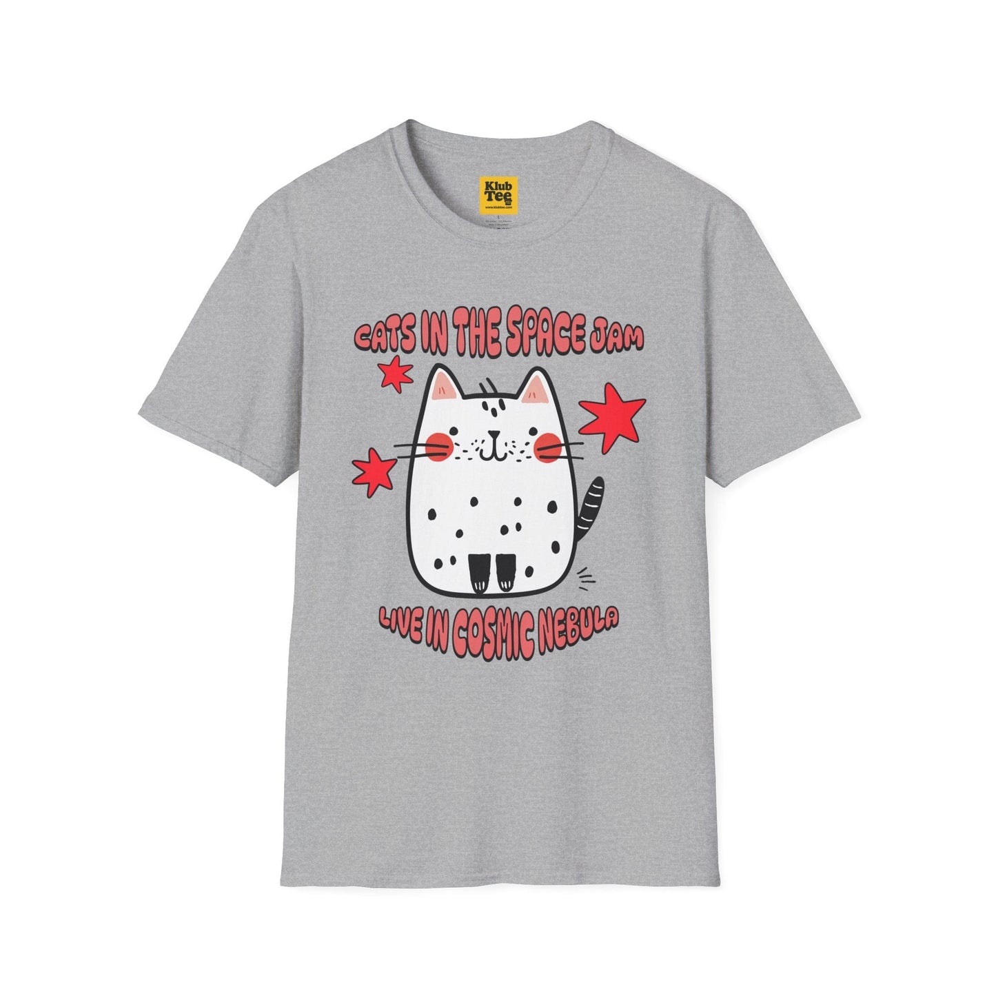 Cosmic Cats T-Shirt - Space Feline Music Tee