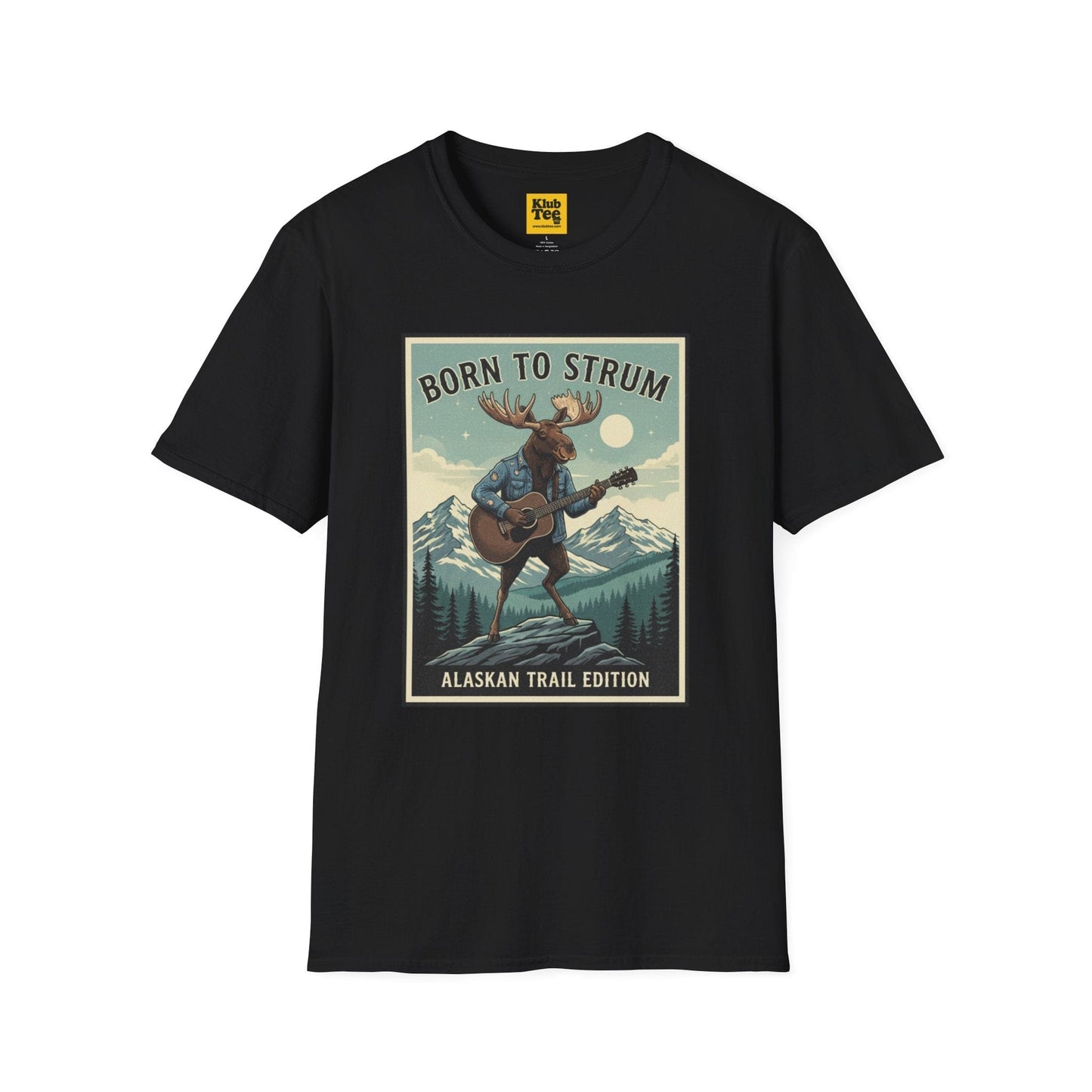 Alaskan Trail Moose T-Shirt - Nature Adventure Tee
