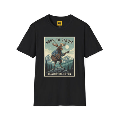 Alaskan Trail Moose T-Shirt - Nature Adventure Tee