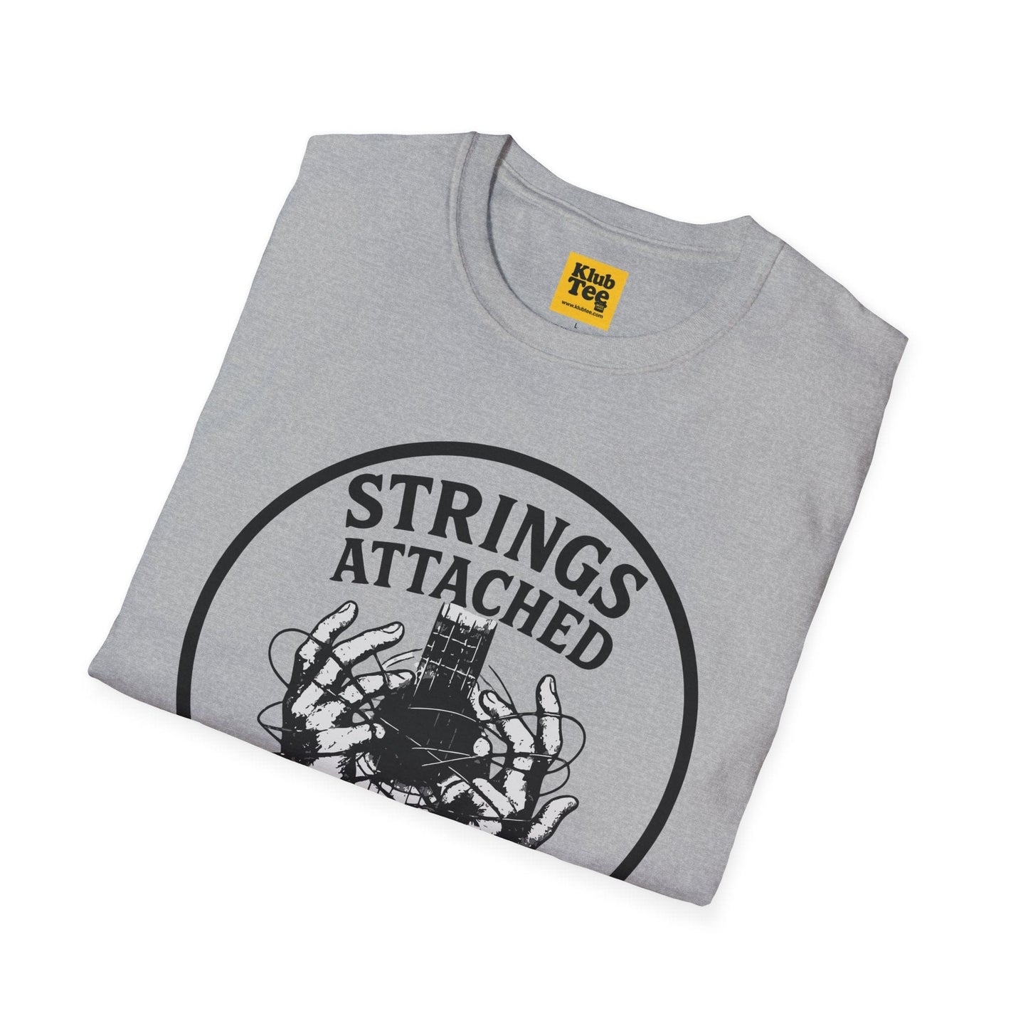 Strings Attached T-Shirt - Guitar Humor