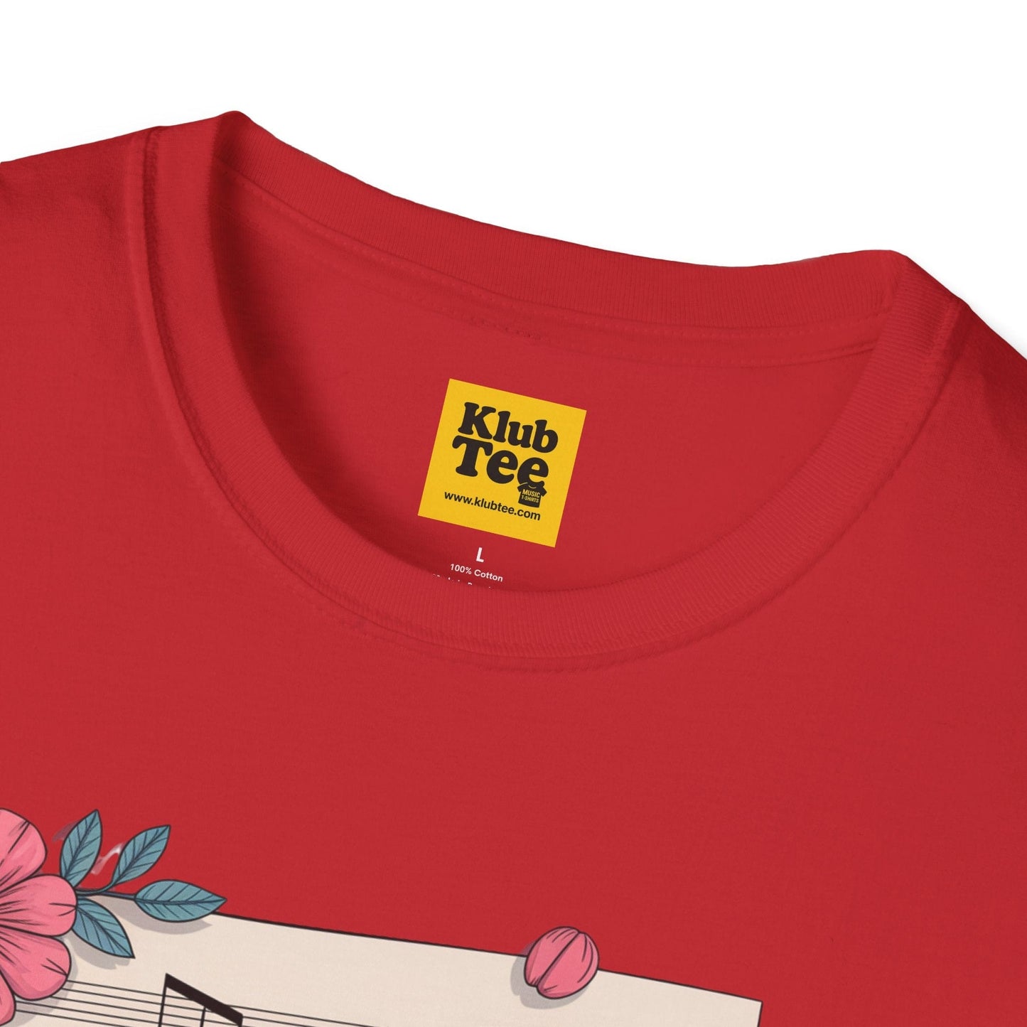 Romantic Music Notes T-Shirt - Love Song