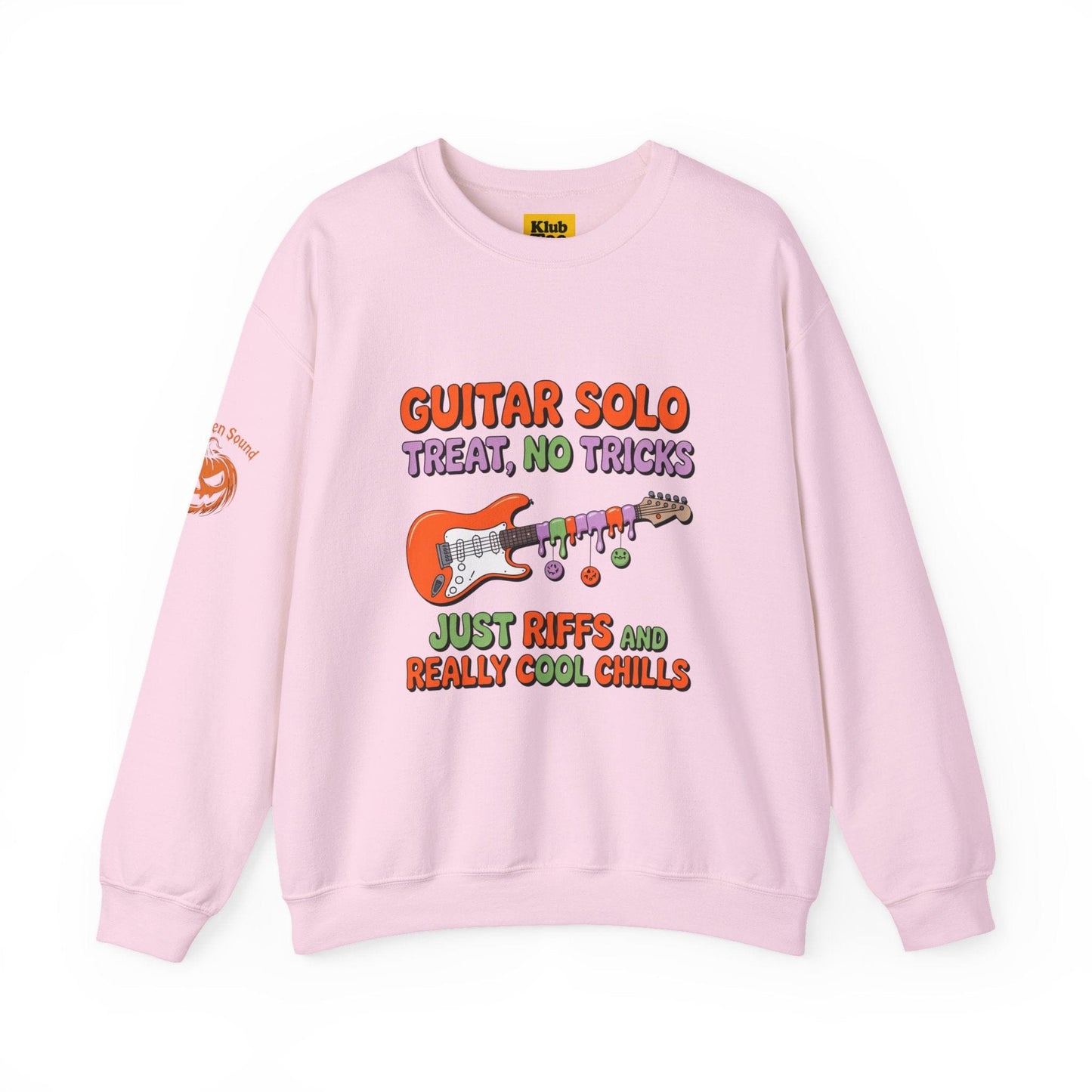 Guitar Solo Sweatshirt - Riffs and Cool Chills Halloween