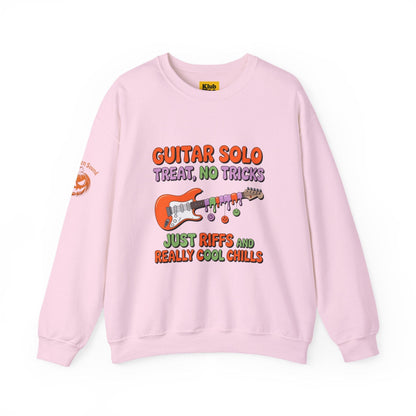 Guitar Solo Sweatshirt - Riffs and Cool Chills Halloween