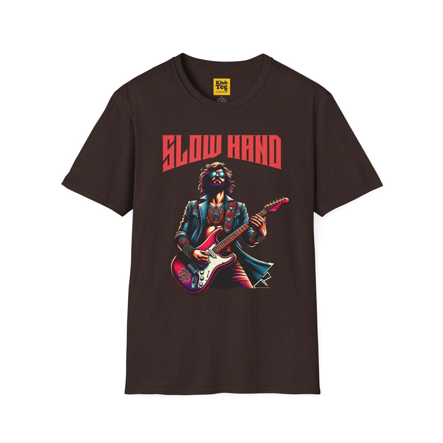 Slow Hand Retro Blues T-Shirt - Guitar Legend Tribute