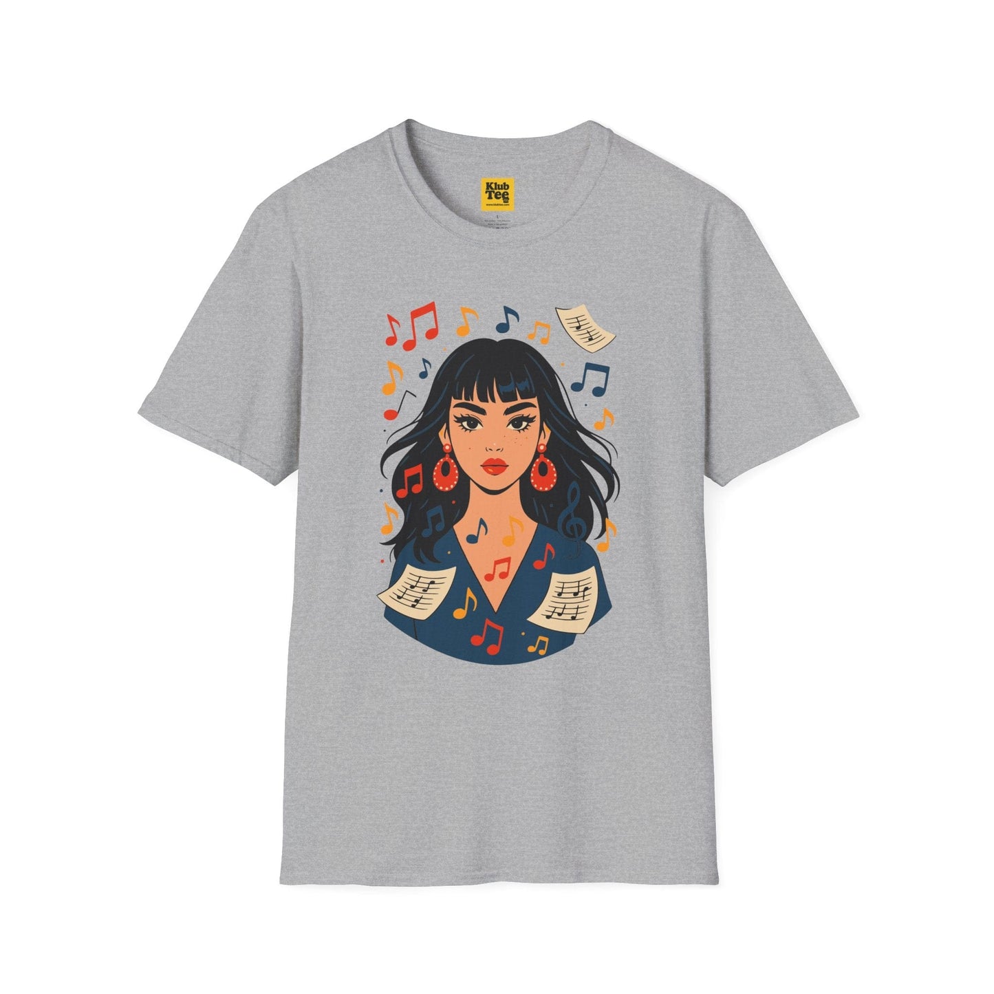 Music Notes & Sheets T-Shirt - Artistic Design