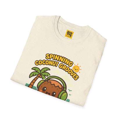 Coconut Grooves T-Shirt - Summer Party Vibes