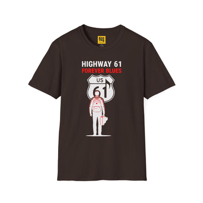 Highway 61 Forever Blues Softstyle Tee - Music Gift
