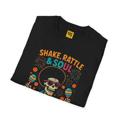 Shake Rattle & Soul T-Shirt - Skeleton Rock