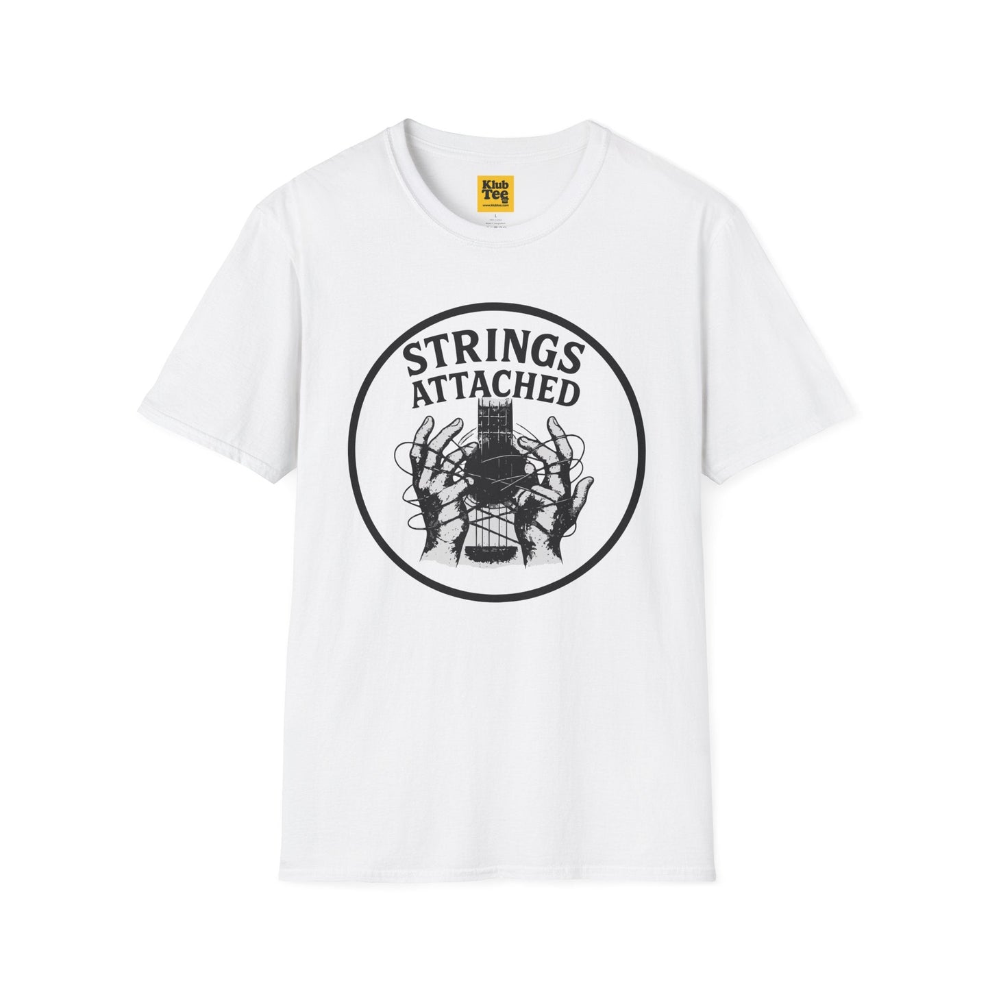 Strings Attached T-Shirt - Guitar Humor