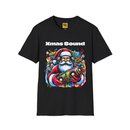 Santa DJ T-Shirt - Christmas Music Party Tee