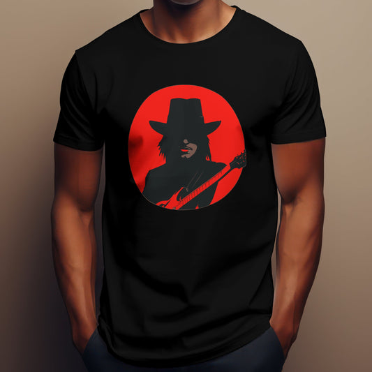Music graphic t-shirt with simple clean musical notes design