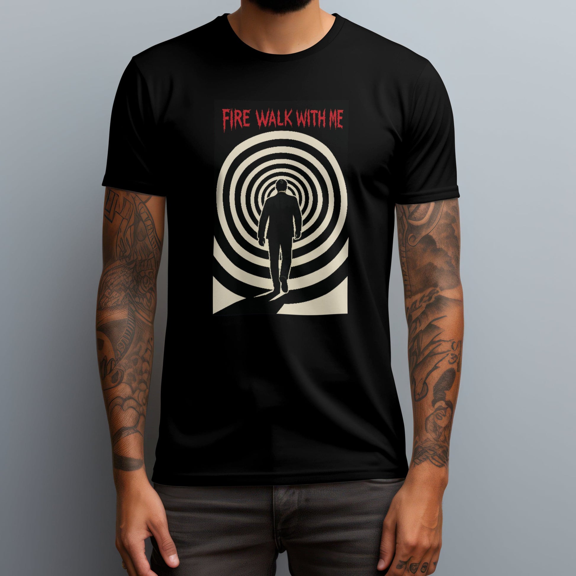 Fire walk with me t-shirt with TV show vintage design