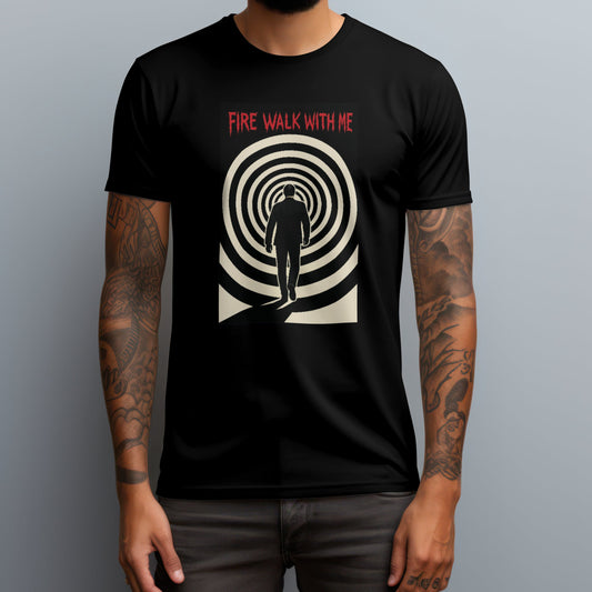 Fire walk with me t-shirt with TV show vintage design