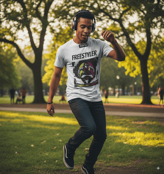 Freestyler t-shirt with urban streetwear hip hop design