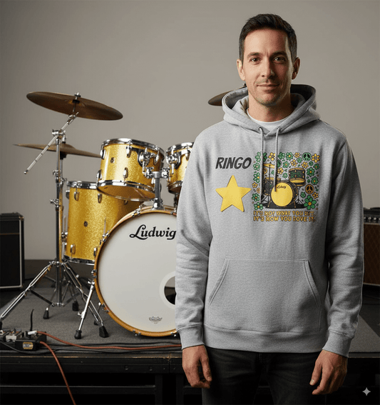 Ringo Drummer Hoodie - Beatles Tribute