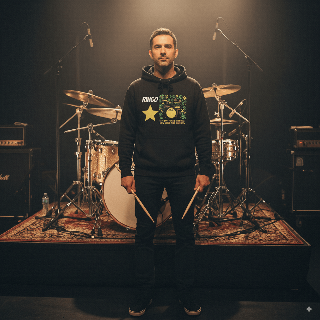 Ringo Starr Hoodie - Beatles Legend