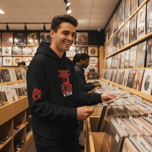 Music On Loud Hoodie - Volume Statement