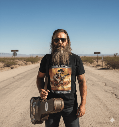 Goose revival live from Nashville t-shirt with comfortable premium quality design