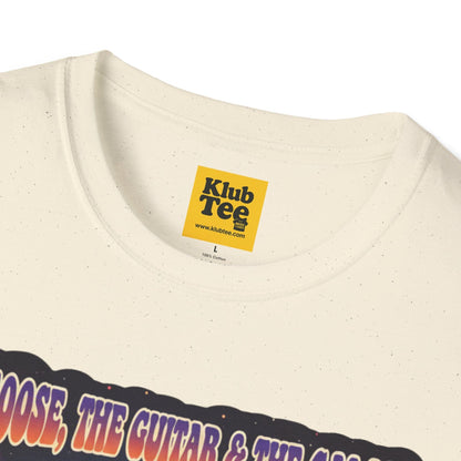 Groovy Galactic Guitar T-Shirt - Cosmic Music Tee
