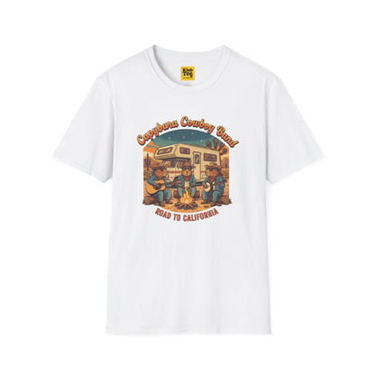 Capybara Cowboy Band T-Shirt - Road Trip Adventure Tee