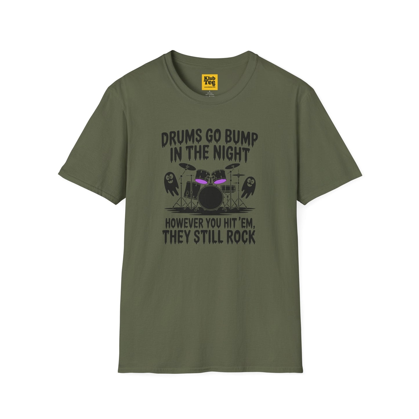 Spooky Drummer T-Shirt - Halloween Music Tee