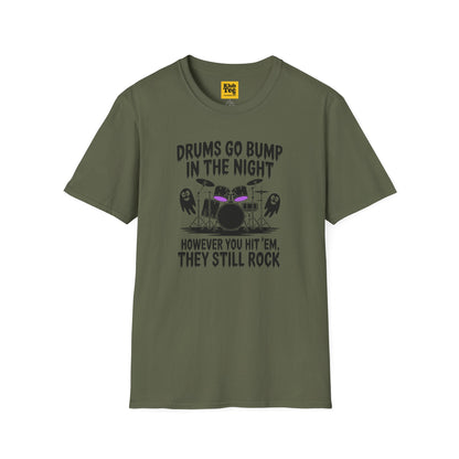 Spooky Drummer T-Shirt - Halloween Music Tee