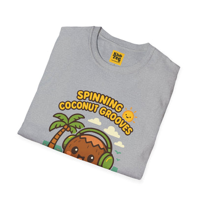 Coconut Grooves T-Shirt - Summer Party Vibes