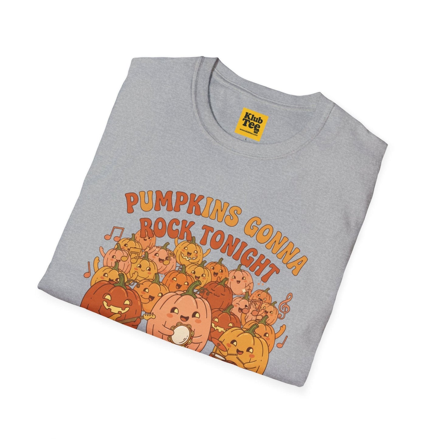 Pumpkin Rock Night T-Shirt - Halloween Fall Vibes