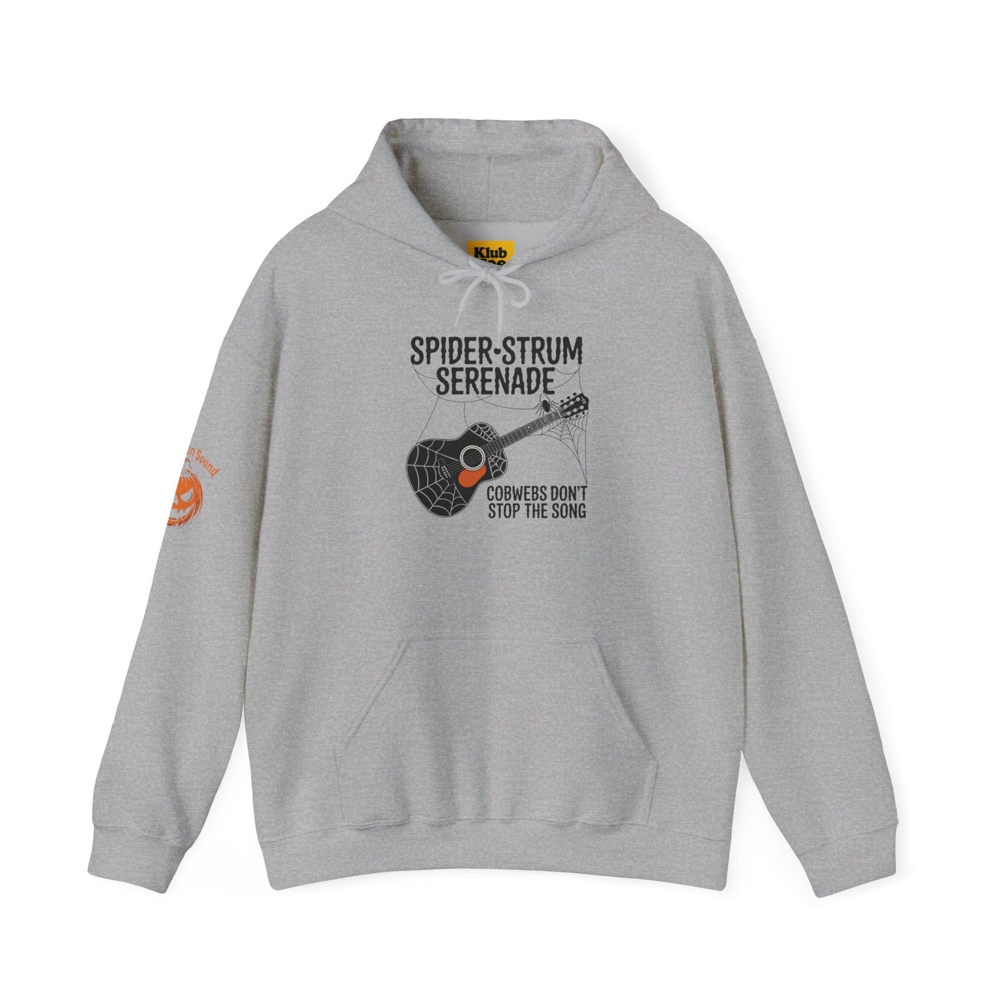 Spider-Strum Serenade Halloween Hoodie - Music Spook