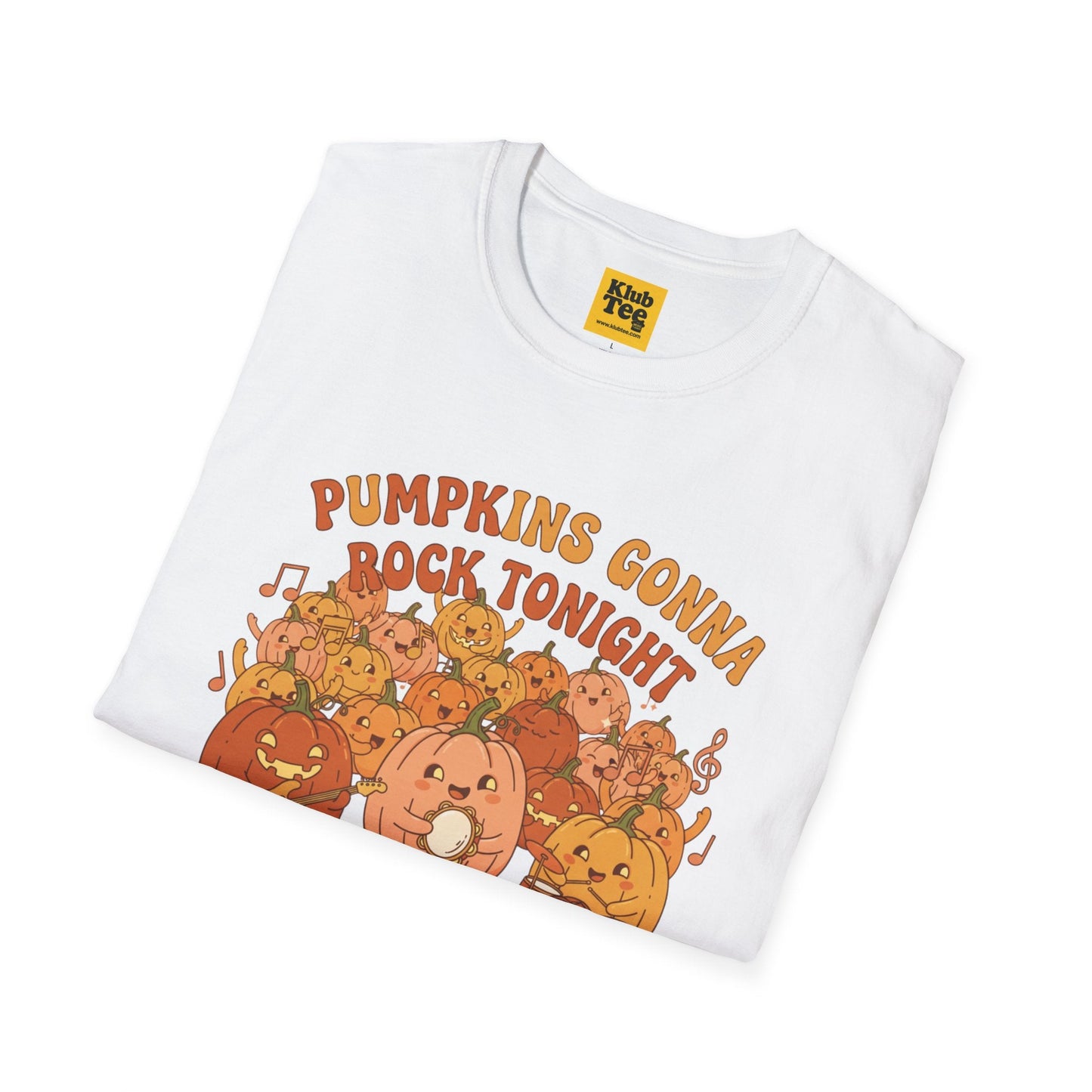 Pumpkin Rock Night T-Shirt - Halloween Fall Vibes