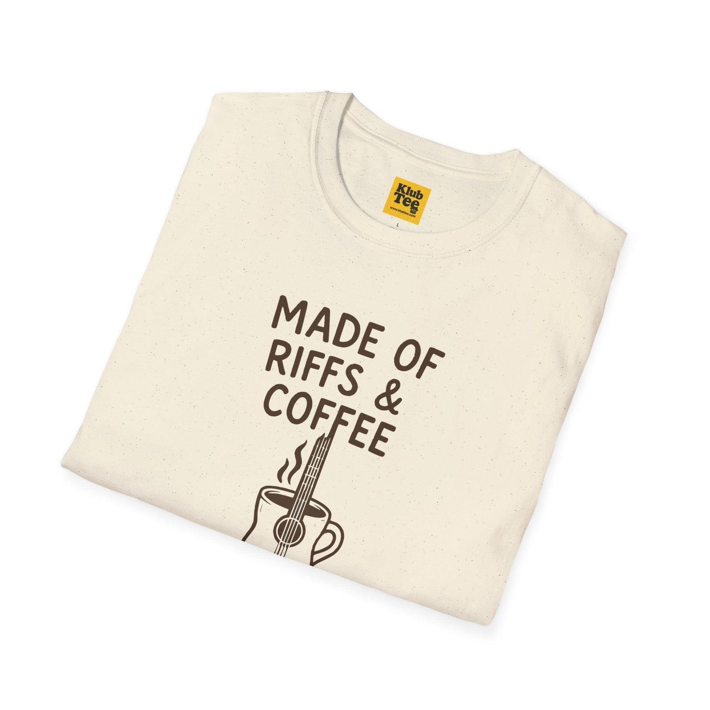 Made of Riffs & Coffee T-Shirt - Musician Life