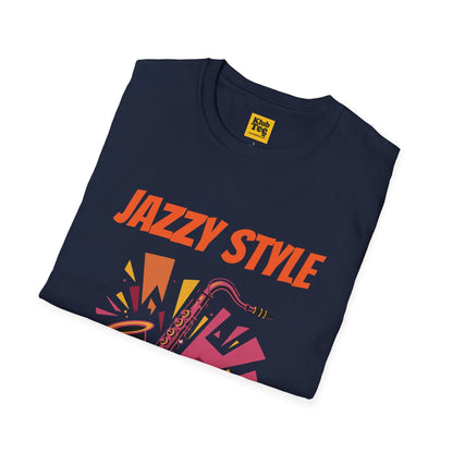 Jazzy Style T-Shirt - Cool Jazz Design