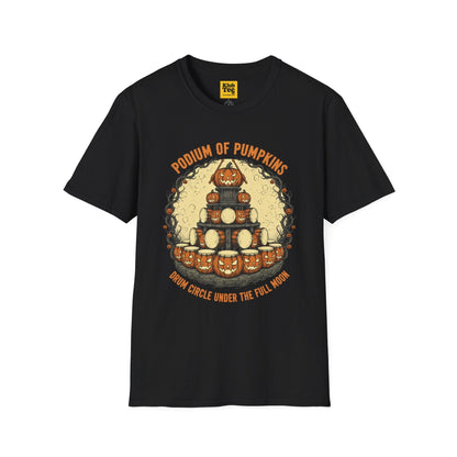Autumn Vibes Pumpkin T-Shirt - Fall Halloween Tee